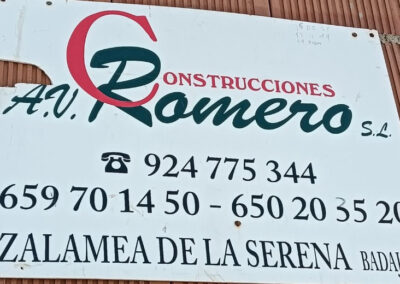 CONSTRUCCIONES A.V ROMERO S.L
